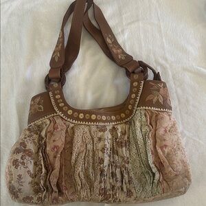 j.jill BOHO hippie floral shoulder bag